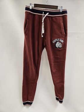 Hustle Gang Jogger Pants Mens Medium Athletic Sweatpants Drawstring Waist